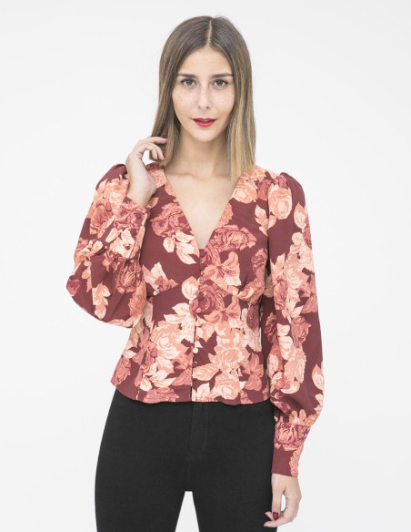blusa corto apricote rose glamorous sommes demode zaragoza