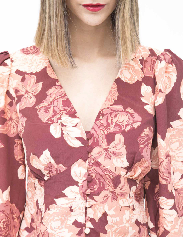 blusa corto apricote rose glamorous sommes demode zaragoza