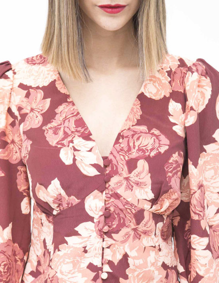 blusa corto apricote rose glamorous sommes demode zaragoza