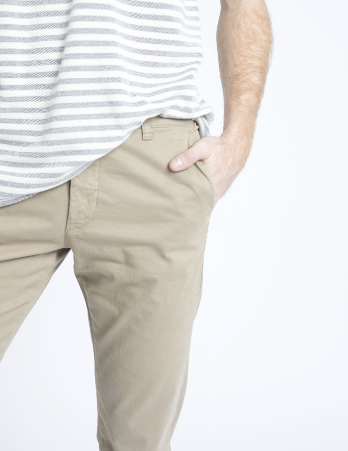 pantalon chino clark beige dr denim sommes demode zaragoza