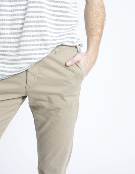 pantalon chino clark beige dr denim sommes demode zaragoza