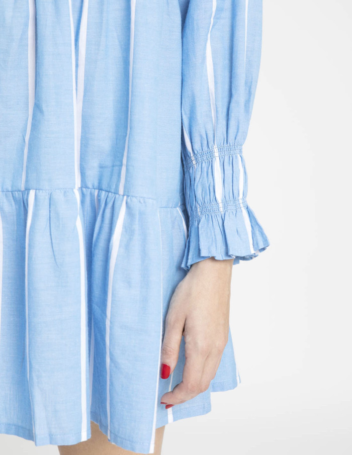 vestido corto azul rayas blancas wild pony sommes demode zaragoza