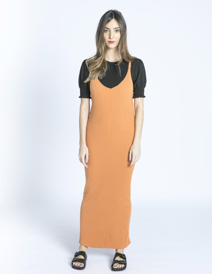 vestido largo punto tirantes wild pony sommes demode zaragoza