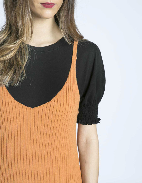 vestido largo punto tirantes wild pony sommes demode zaragoza