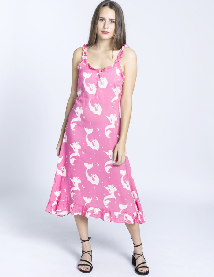 vestido midi sirenas kling sommes demode zaragoza