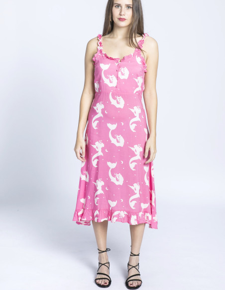 vestido midi sirenas kling sommes demode zaragoza