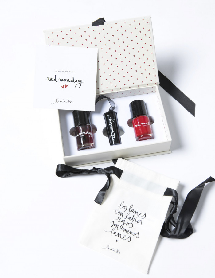 beauty pack red monday lucia be sommes demode zaragoza