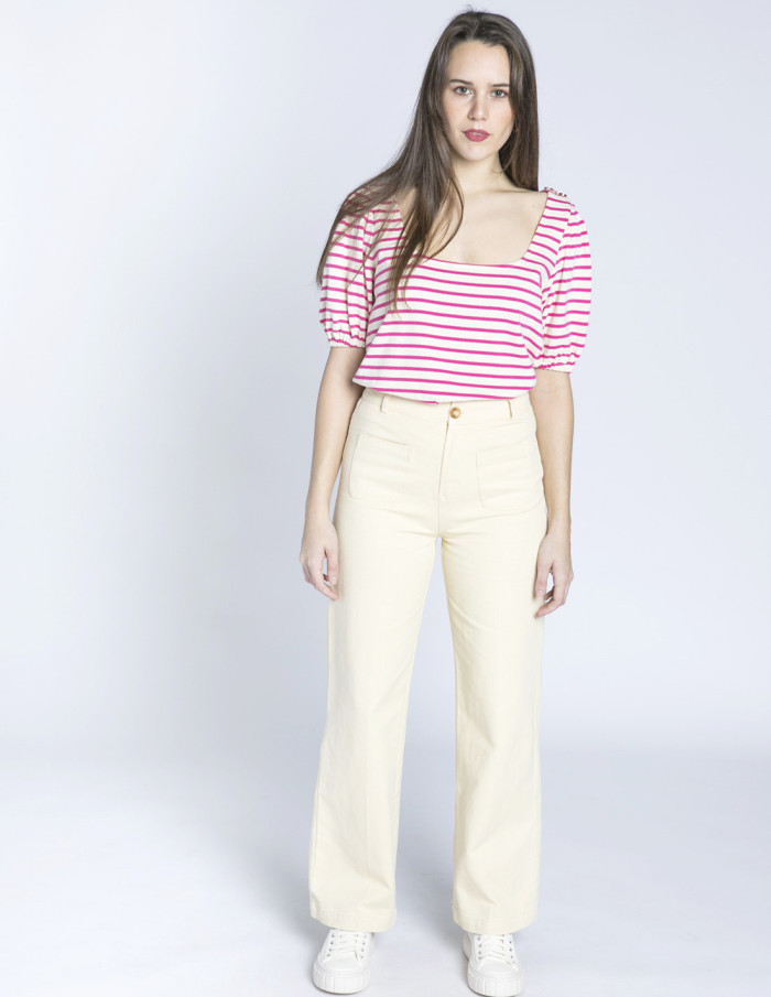 pantalon beige eliott grace and mila sommes demode zaragoza