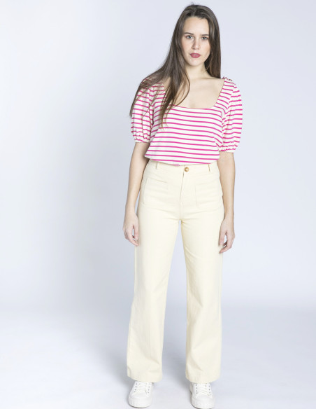 pantalon beige eliott grace and mila sommes demode zaragoza