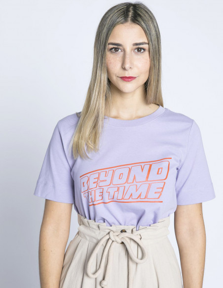 camiseta lila beyond the time ichi sommes demode zaragoza
