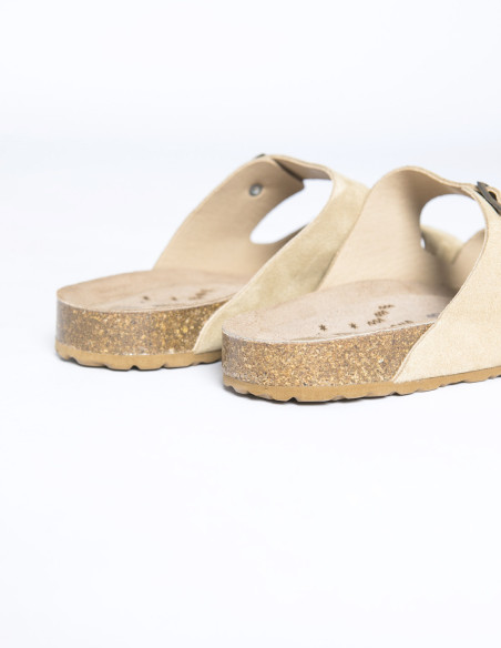 SANDALIAS MILAN TAUPE MUSSE AND CLOUD- SOMMES DEMODE- ZARAGOZA