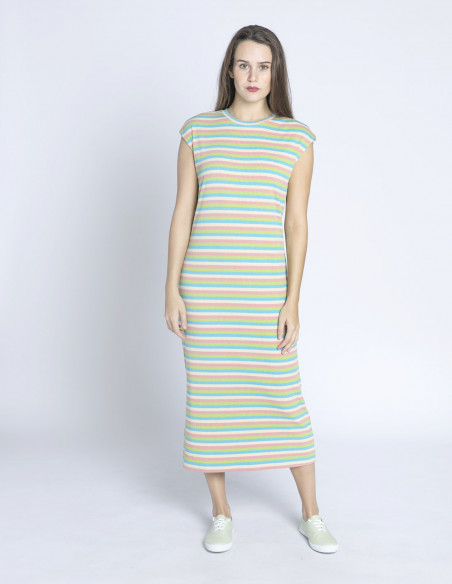 vestido canale rayas colores antonella frnch sommes demode zaragoza