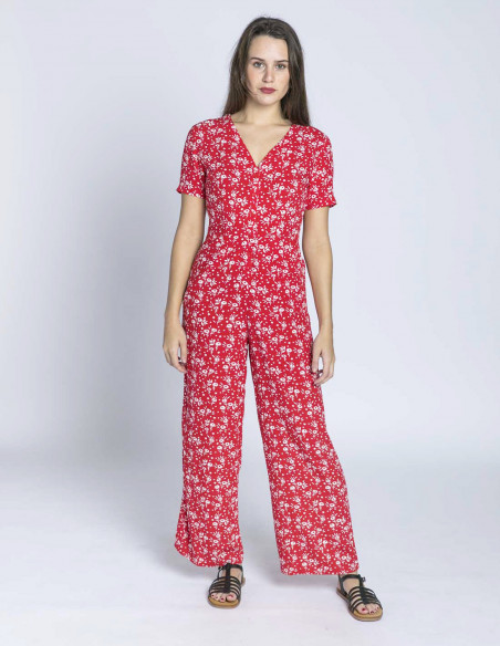 mono largo rojo flores naomi sugarhill sommes demode zaragoza