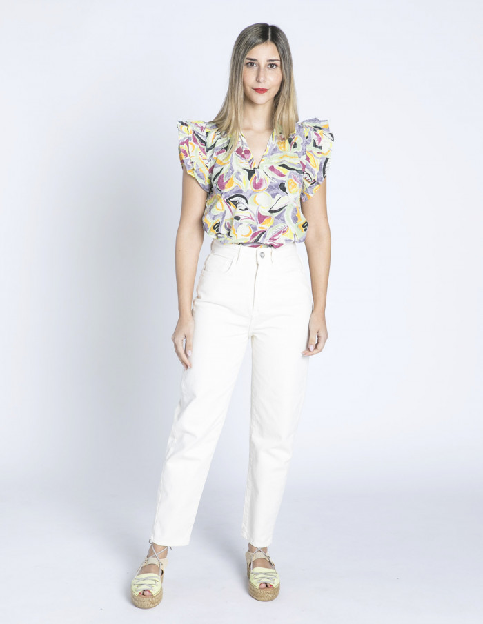 jeans mom blancos willow cks sommes demode zaragoza