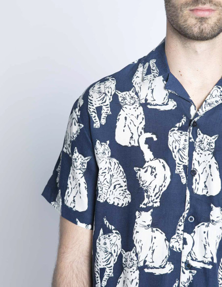 Comprar Camisa Marstrand gatos de la marca Dedicated en Sommes Demode