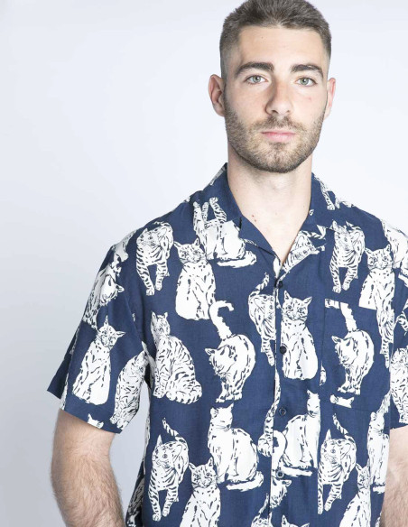 Comprar Camisa Marstrand gatos de la marca Dedicated en Sommes Demode