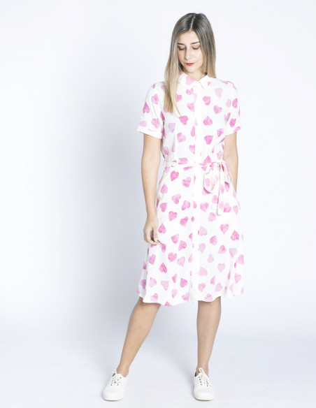 vestido corazones rosas abby sugarhill sommes demode zaragoza