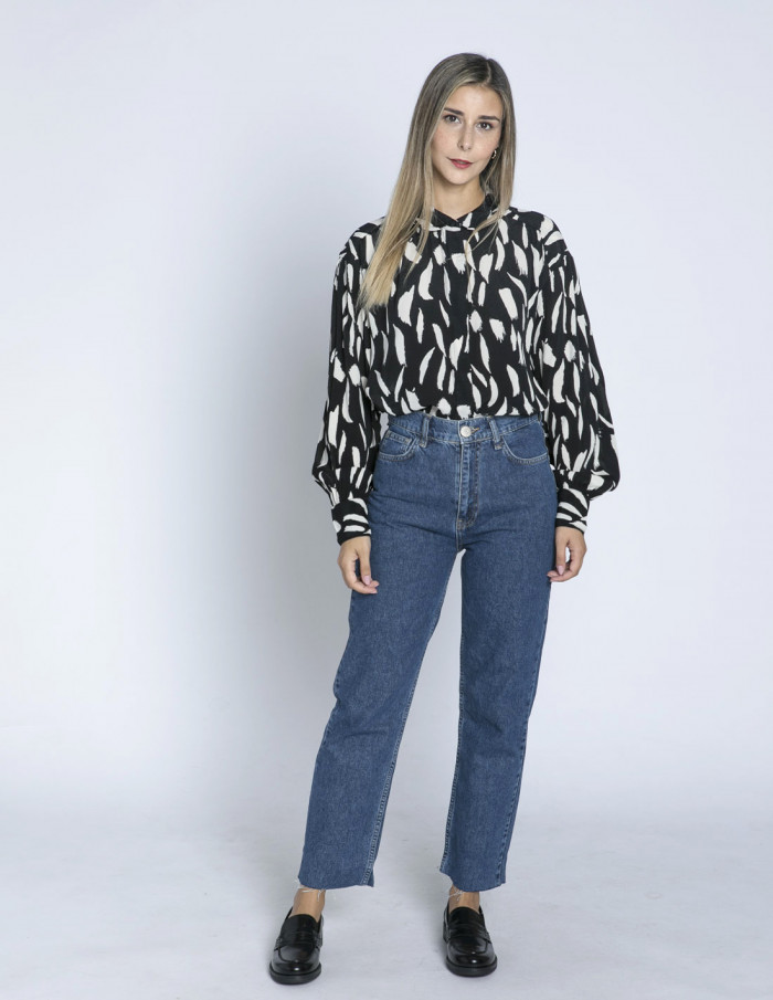jeans azules rectos 80 grace and mila sommes demode zaragoza