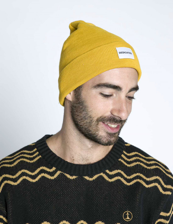 gorro kiruna mostaza dedicated sommes demode zaragoza