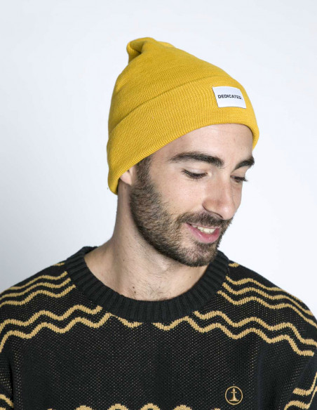 gorro kiruna mostaza dedicated sommes demode zaragoza