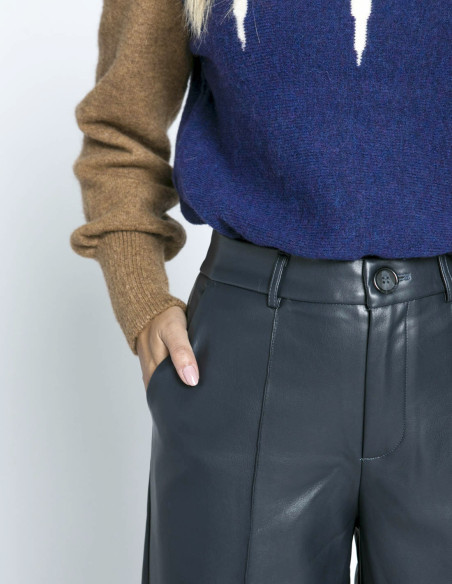 pantalon ecopiel cerulean skatie sommes demode zaragoza