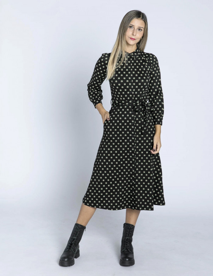 Comprar Vestido negro flores Carina de King Louie en Sommes Demode Comprar Vestido negro flores Carina de King Louie en Sommes Demode