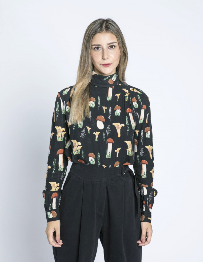 blusa negra mushroom pepa loves sommes demode zaragoza