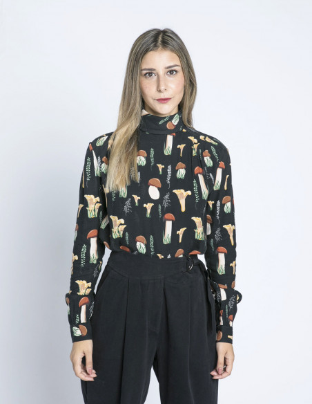blusa negra mushroom pepa loves sommes demode zaragoza