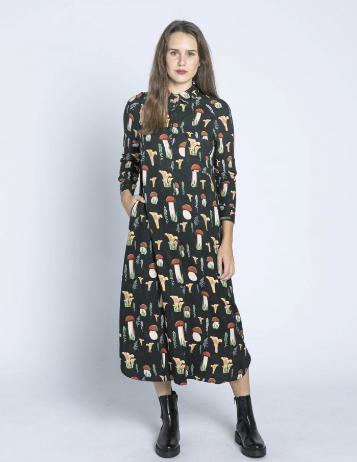 vestido midi mushroom pepa loves sommes demode zaragoza