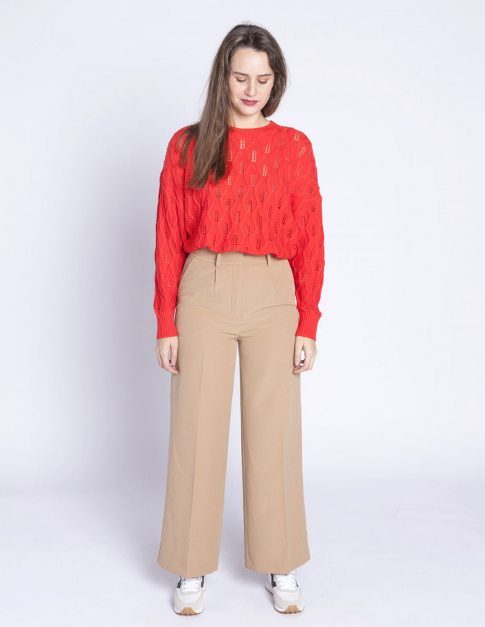 pantalon camel lexi ichi sommes demode zaragoza