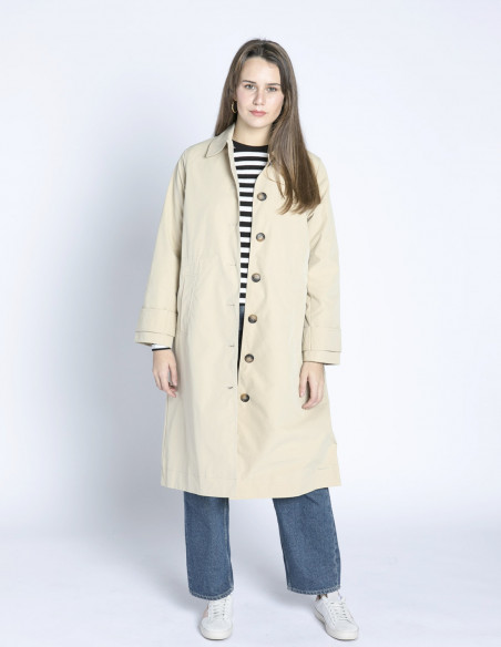 gabardina beige casandra byoung sommes demode zaragoza
