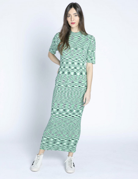 vestido punto verde antonet desires sommes demode zaragoza