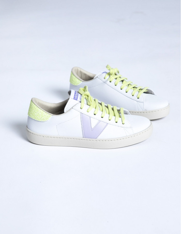 zapatillas berlin lila y lima glitter victoria sommes demode zaragoza