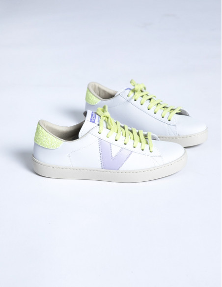 zapatillas berlin lila y lima glitter victoria sommes demode zaragoza