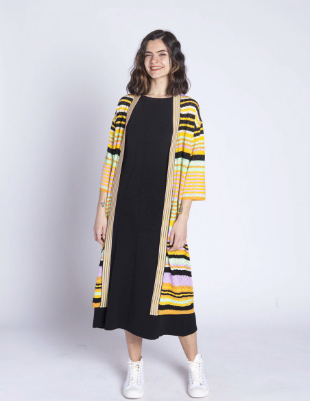 kimono multicolor punto calado sita murt sommes demode zaragoza