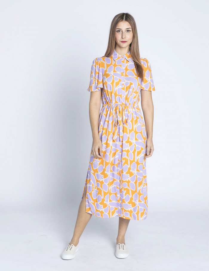 vestido midi camisero frutas compañia fantastica sommes demode zaragoza
