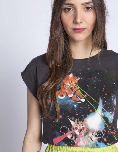 camiseta visby lazer cats dedicated sommes demode zaragoza