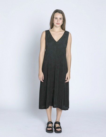 vestido tirantes fluido negro skatie sommes demode zaragoza