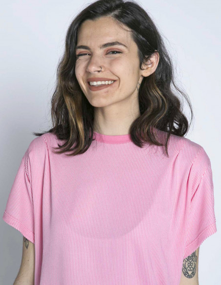 camiseta rayas jazzy rosa cks sommes demode zaragoza