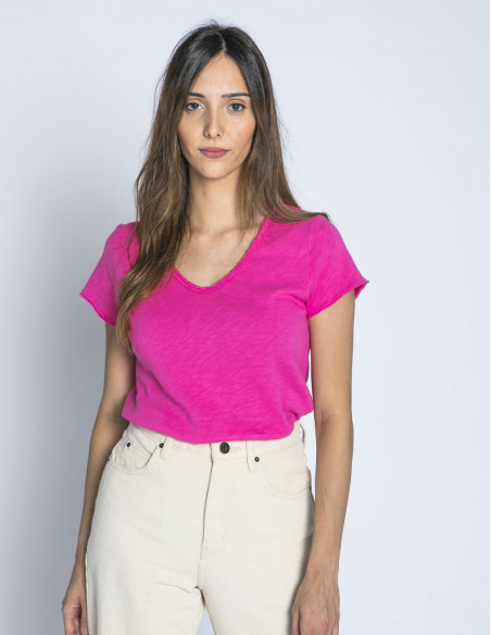 camiseta sonoma fucsia american vintage sommes demode zaragoza