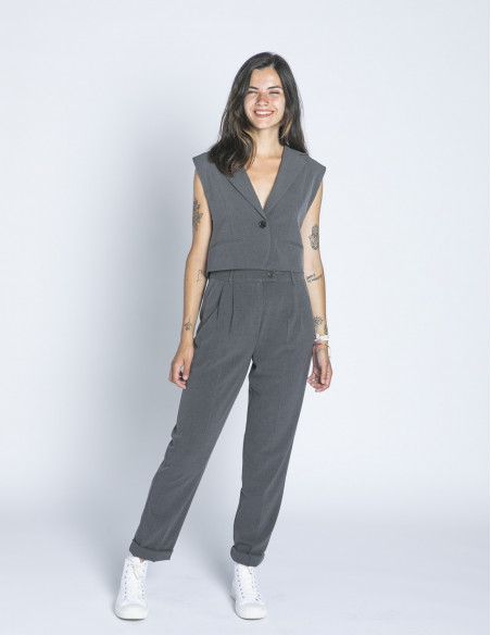 pantalon gris danta byoung sommes demode zaragoza