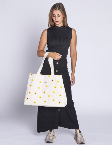 bolso maxi tote therese girasoles rivedroite sommes demode zaragoza