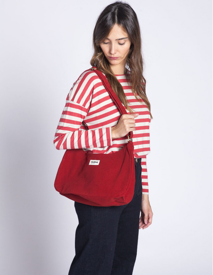 bolso baguette xl rosa terracota hindbag sommes demode zaragoza