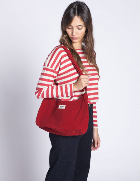 bolso baguette xl rosa terracota hindbag sommes demode zaragoza
