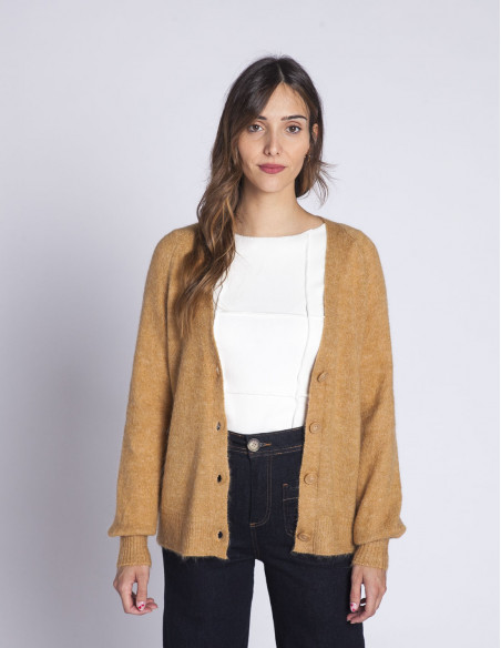 cardigan marron kamara ichi sommes demode zaragoza