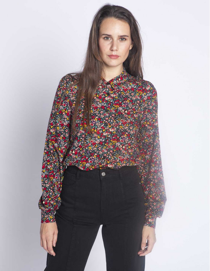 camisa claveles maisie king louie sommes demode zaragoza