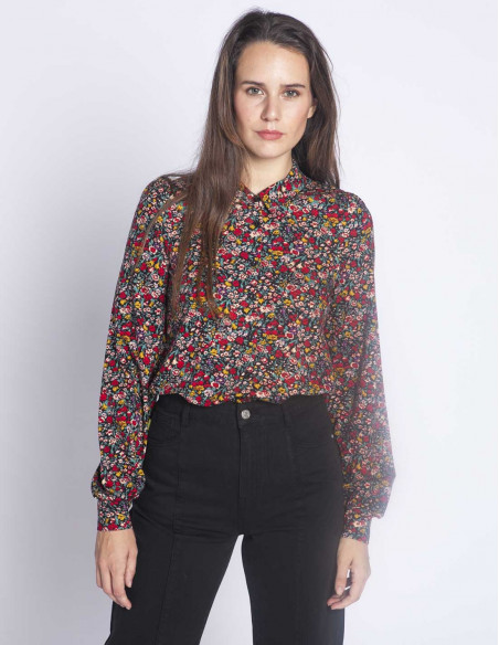 camisa claveles maisie king louie sommes demode zaragoza