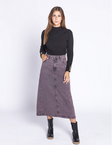 falda denim berenjena yopday american vintage sommes demode zaragoza