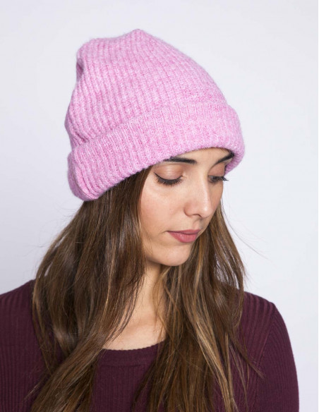 gorro punto rosa lambert grace and mila sommes demode online