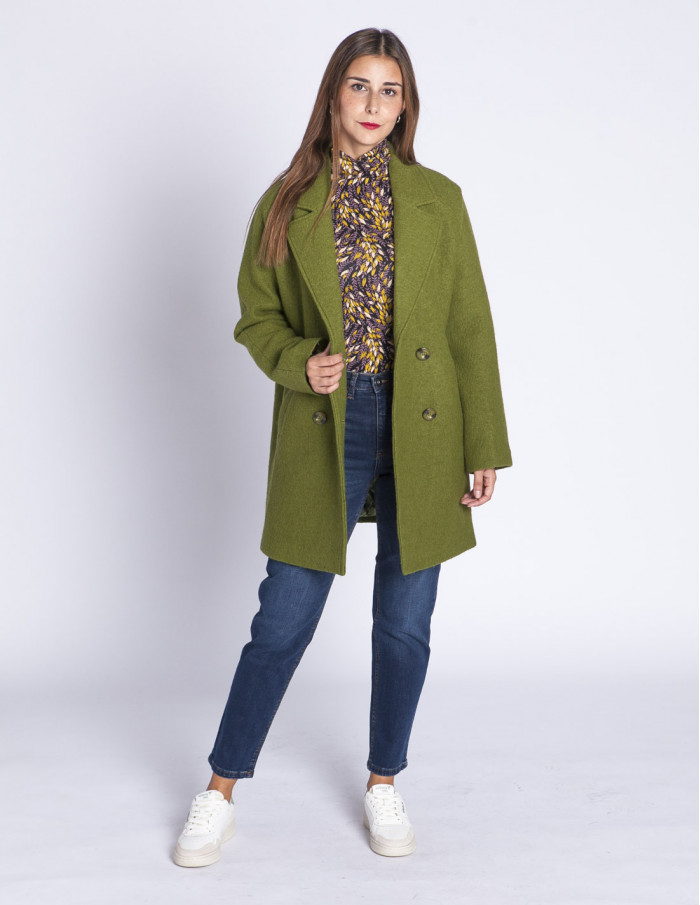abrigo lana verde amelie king louie sommes demode zaragoza